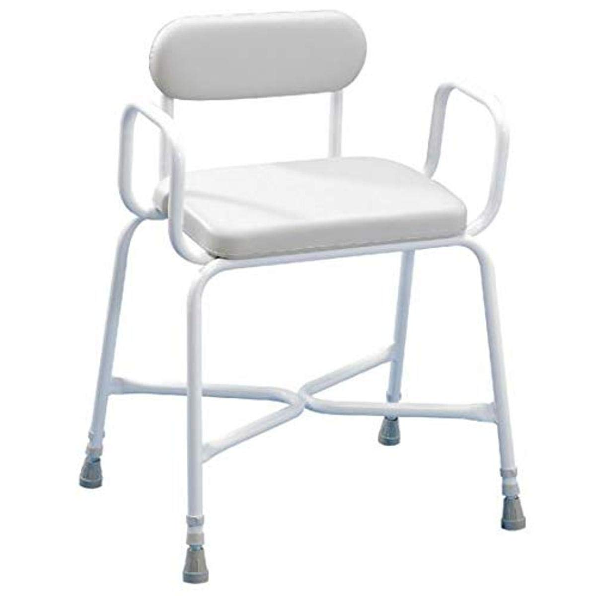 Perching Stool with Padded Seat & Back W842762