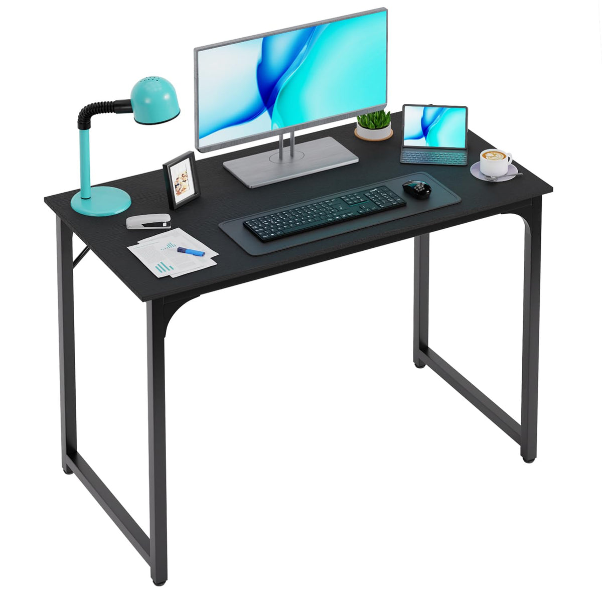 39 Inch Black Computer Desk C4552