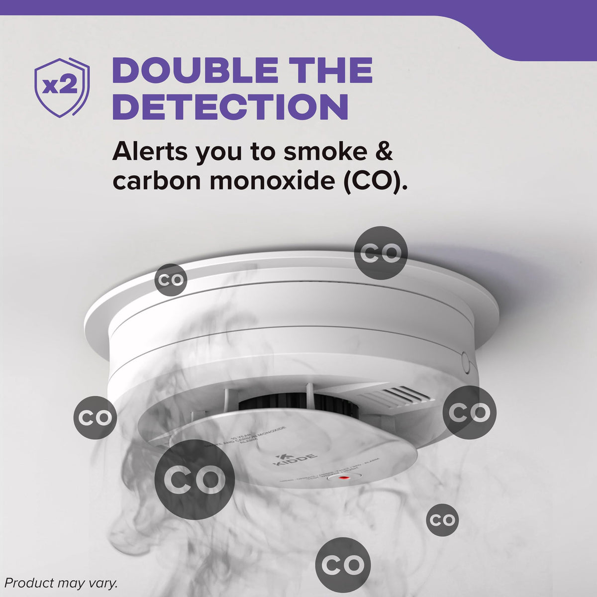 Hardwired Smoke & Carbon Monoxide Detector, 2 Pack E76232