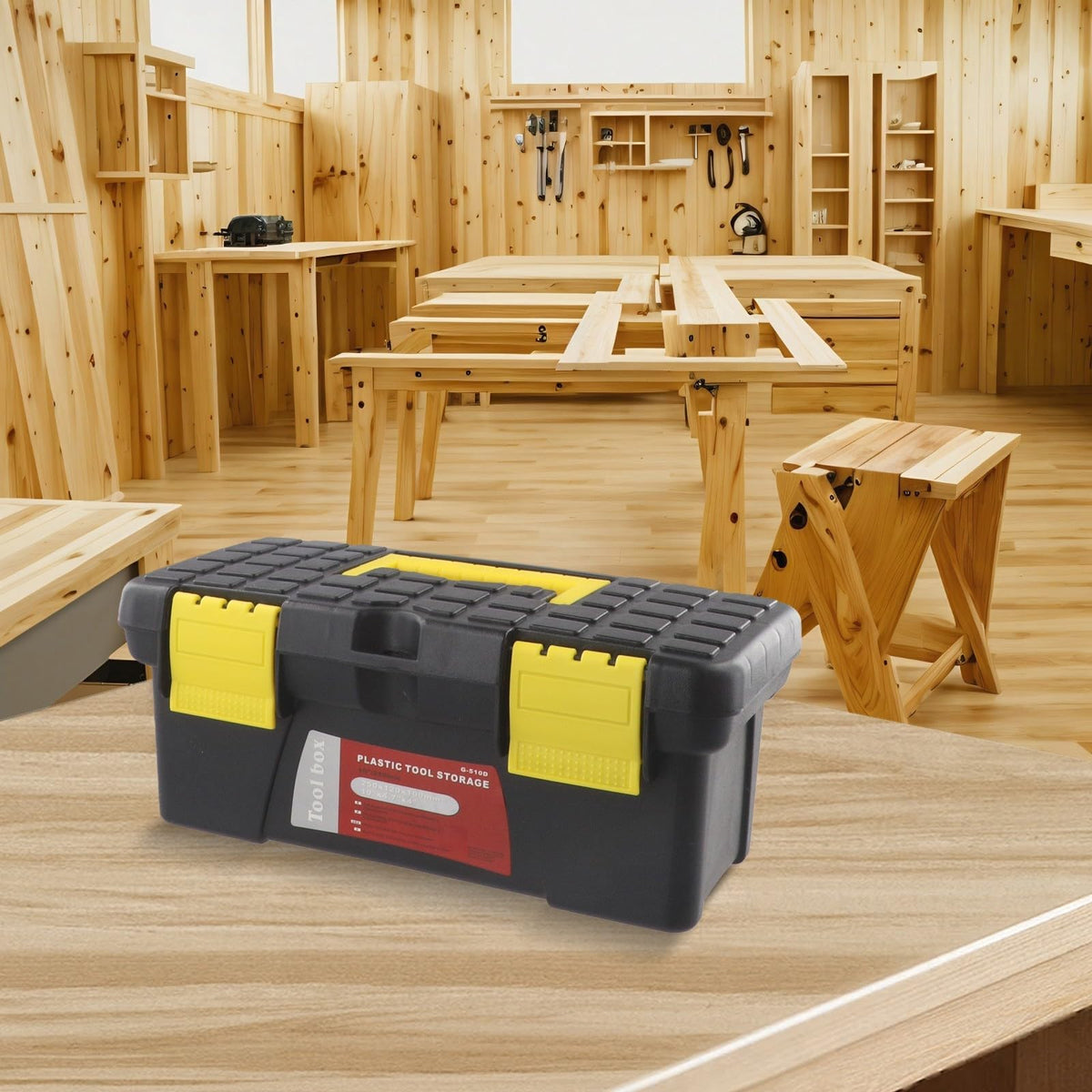 10 Inch Plastic Tool Box Storage Case N6782