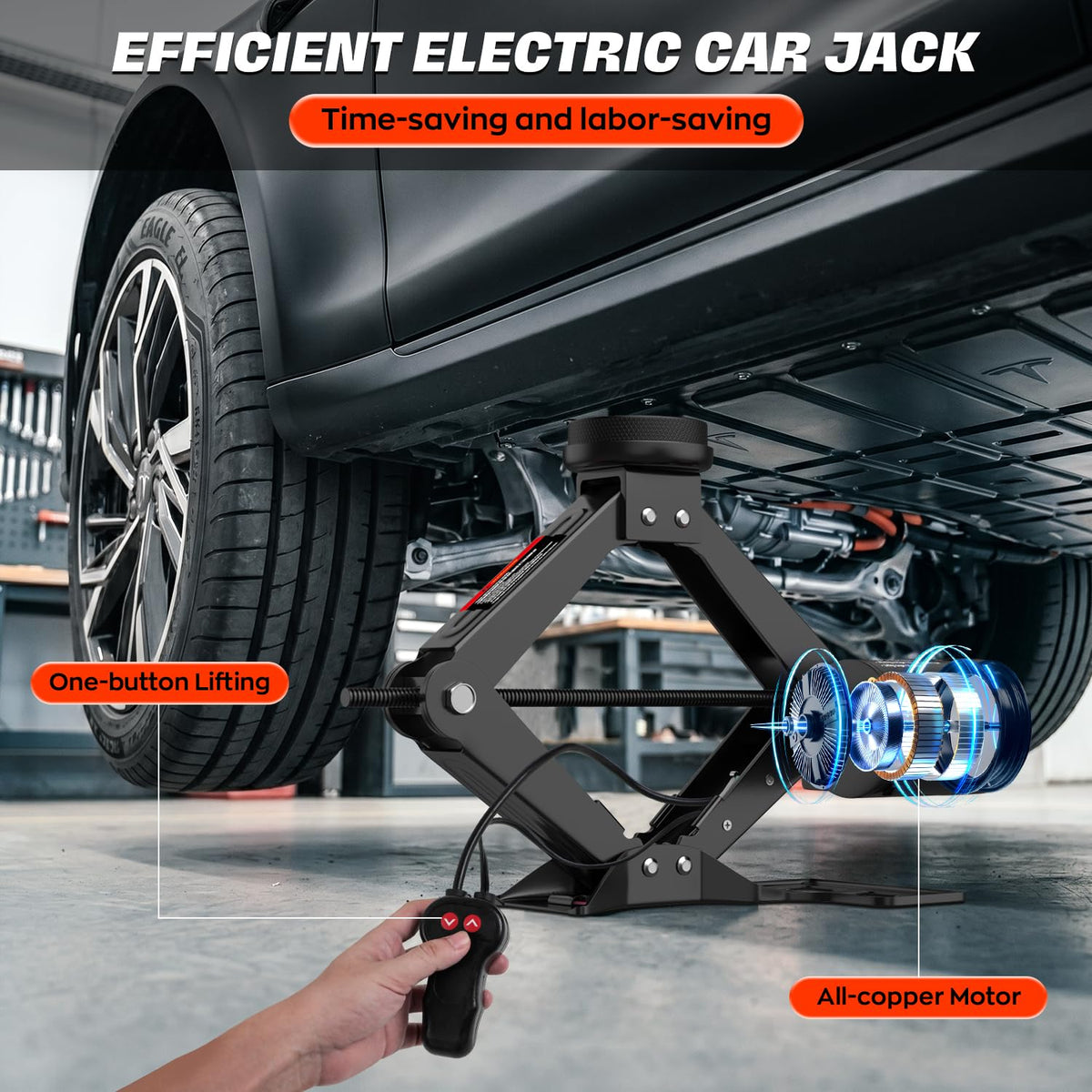 3 Ton Electric Scissor Jack V46132