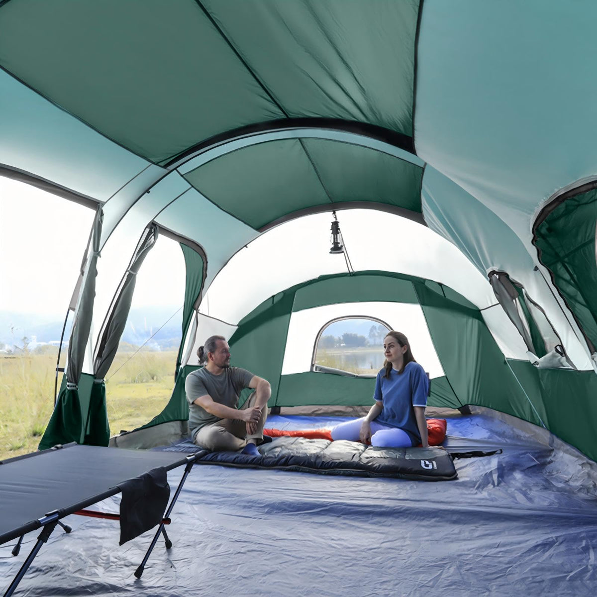 12 Person 3-Room Waterproof Camping Tent B803
