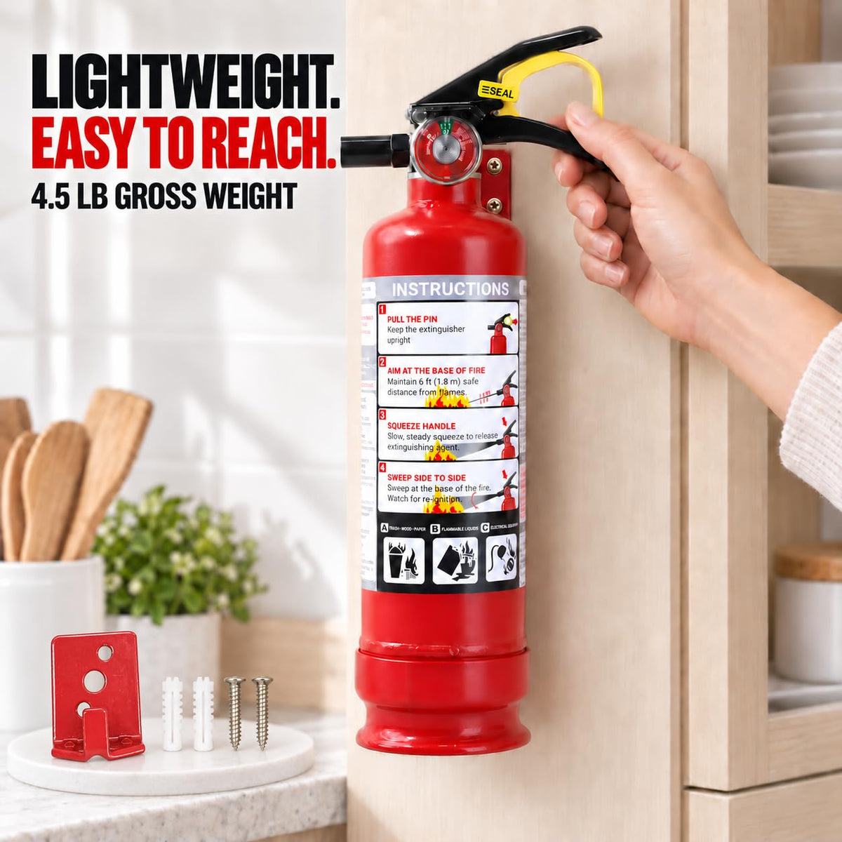 2.5 lb ABC Dry Chemical Fire Extinguishers 2-Pack H250